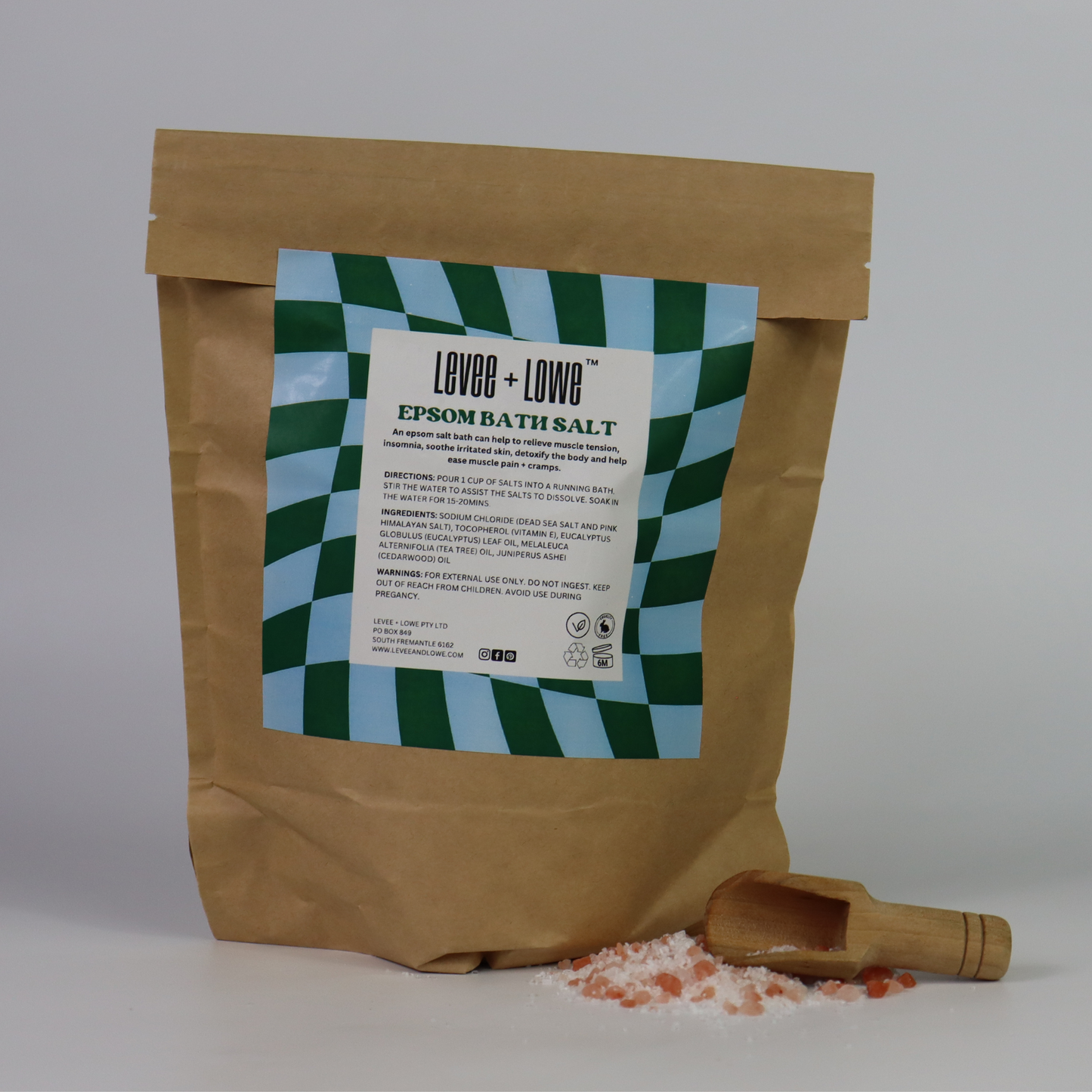 Bath Salt | Eucalyptus, Tea Tree + Cedarwood Oils