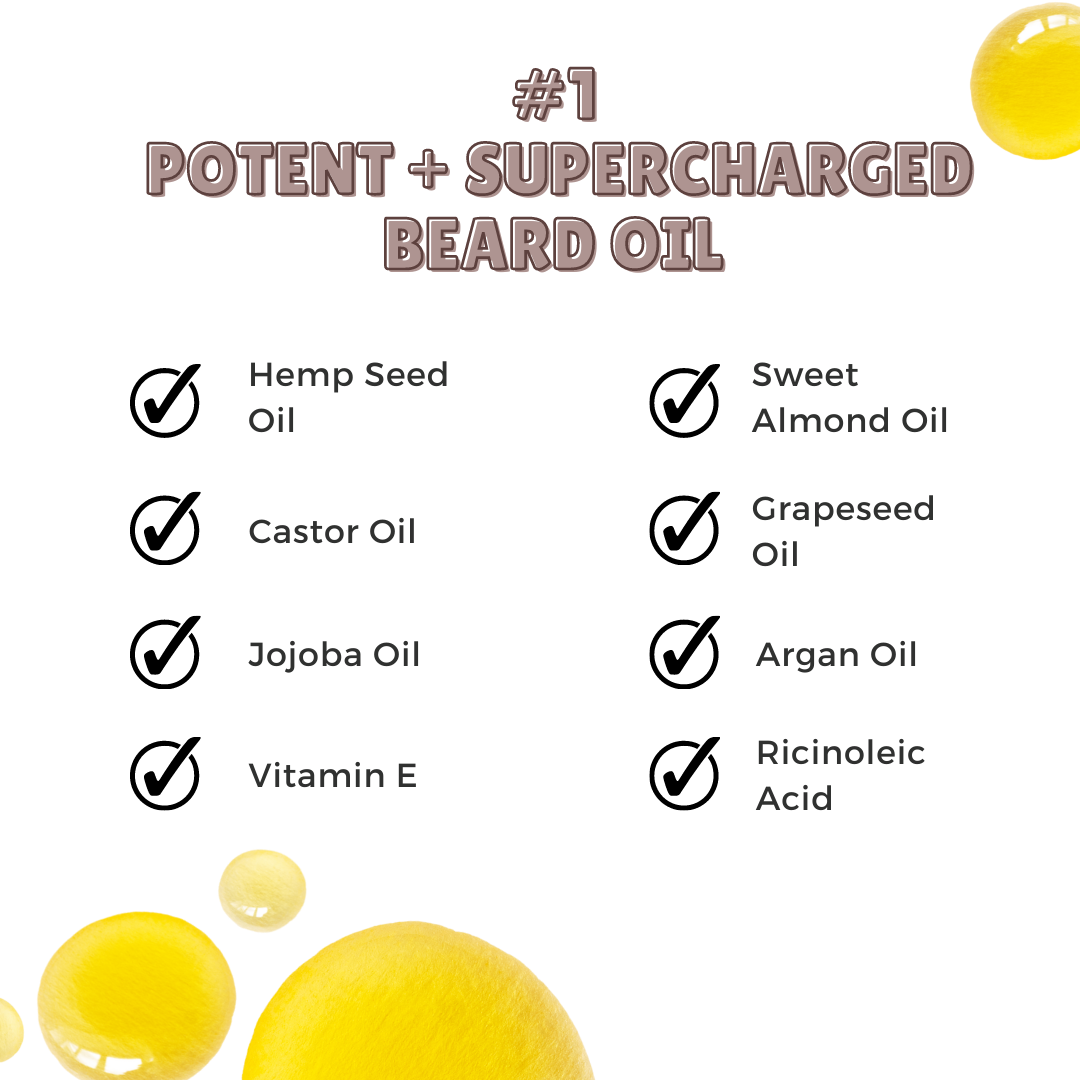 Beard Oil 30ml Refill | YELLOW - zesty citrus