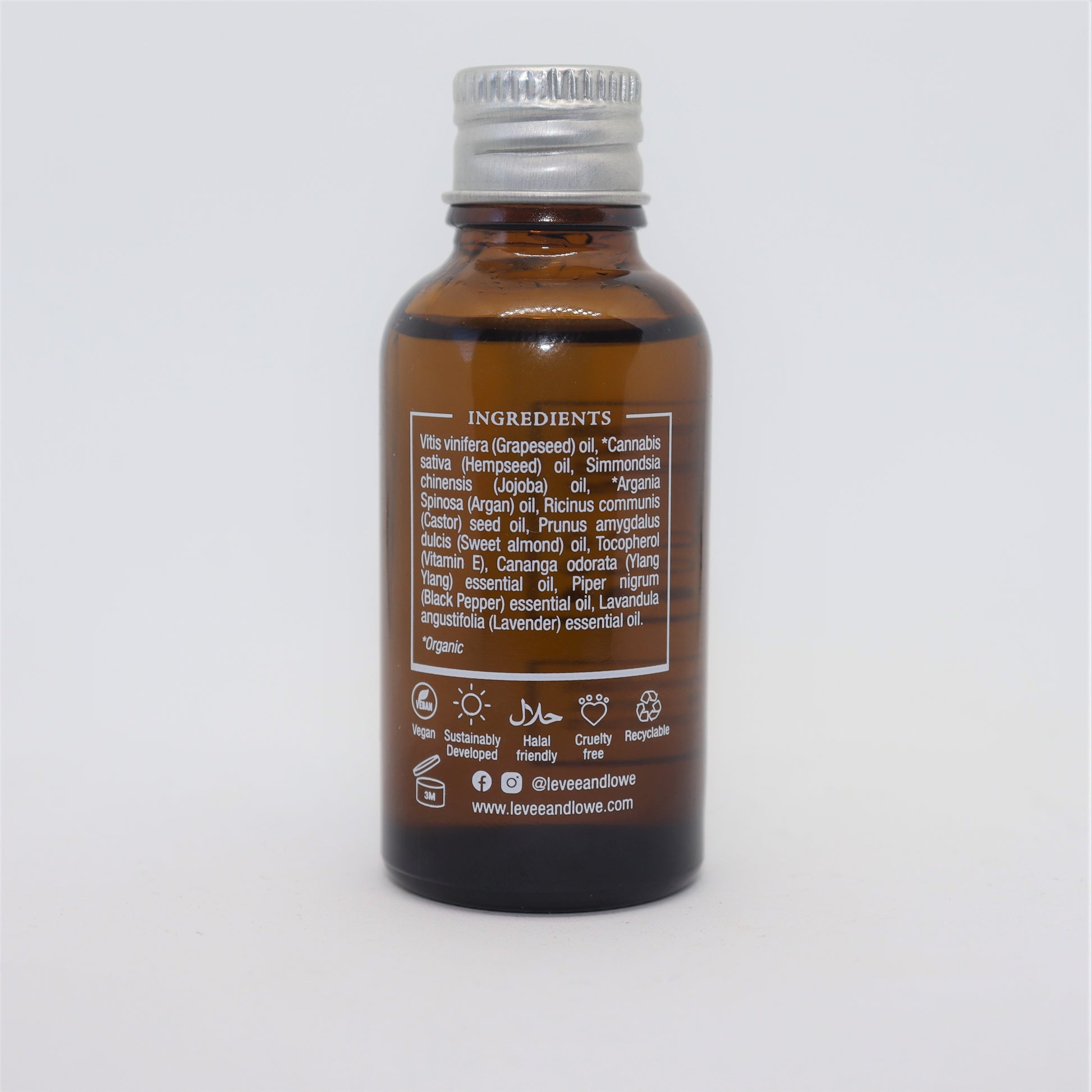 Beard Oil Refill | Purple 30ml - Levee + Lowe