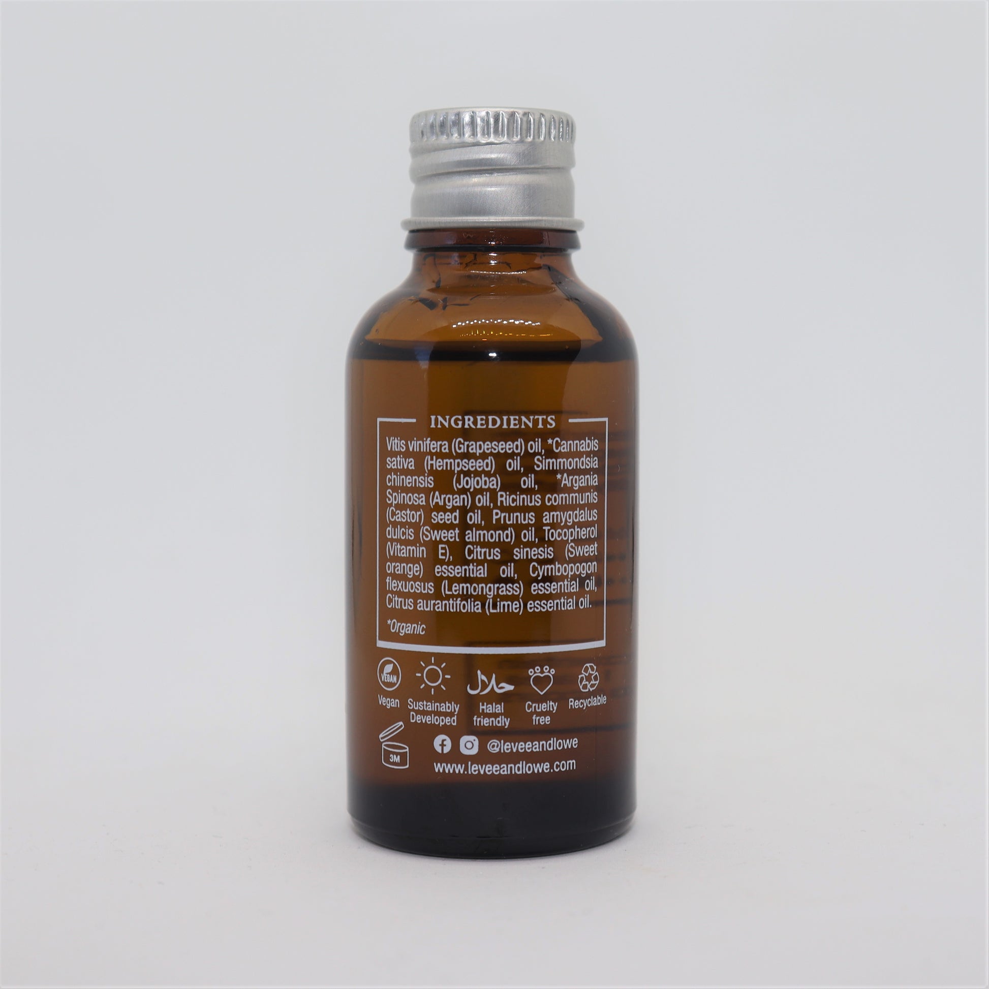 Beard Oil Refill | Yellow 30ml - Levee + Lowe