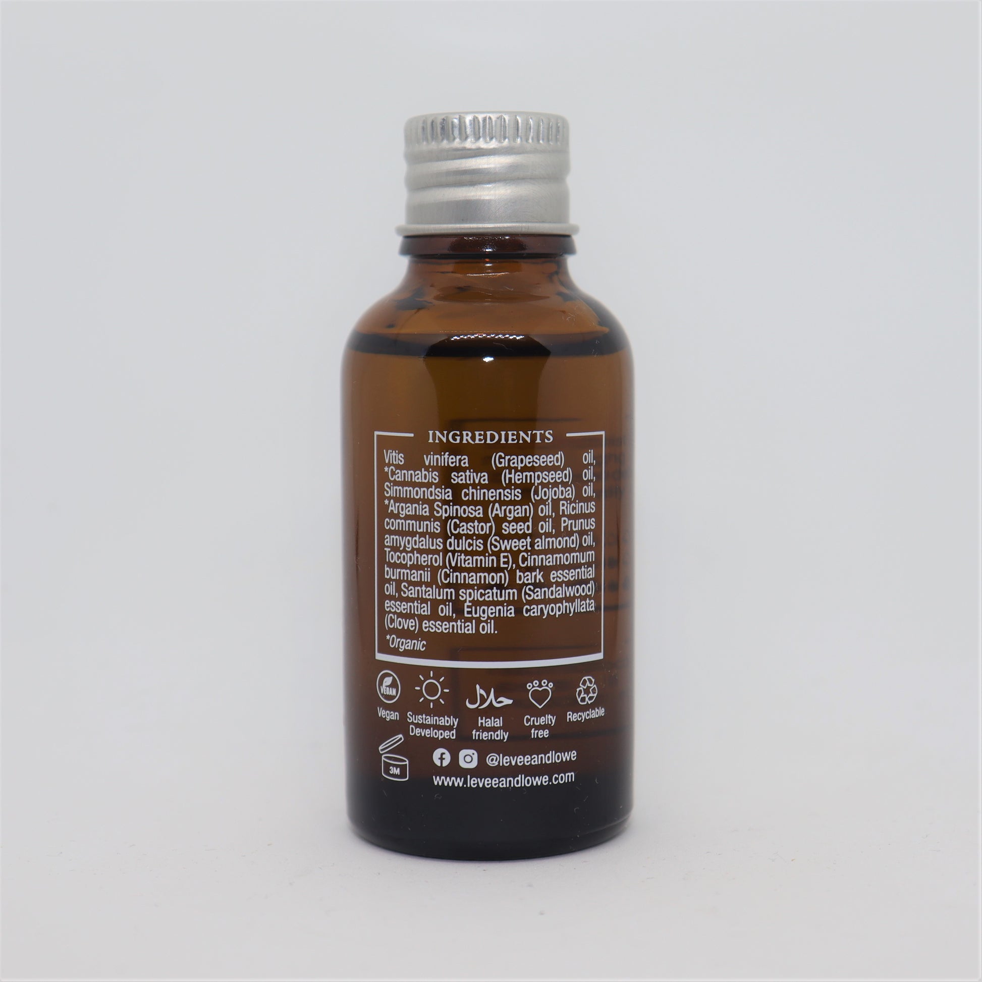 Beard Oil Refill | Orange 30ml - Levee + Lowe