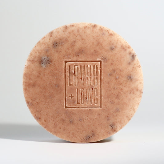 French Pink Clay and Rose Geranium essential oil Solid Shampoo Bar 120 grams Australian made